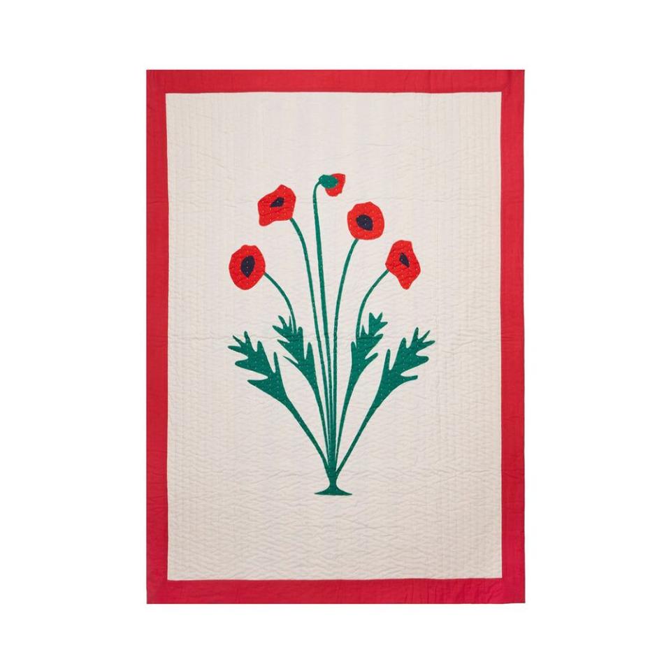 <p><a href="https://go.redirectingat.com?id=74968X1596630&url=https%3A%2F%2Fshoprhode.com%2Fproducts%2Fquilt-cream-poppy-bloom&sref=https%3A%2F%2Fwww.elle.com%2Ffashion%2Fshopping%2Fg42690638%2Fvalentines-gifts-for-her%2F" rel="nofollow noopener" target="_blank" data-ylk="slk:Shop Now;elm:context_link;itc:0;sec:content-canvas" class="link ">Shop Now</a></p><p>Poppy Quilt</p><p>shoprhode.com</p><p>$295.00</p>