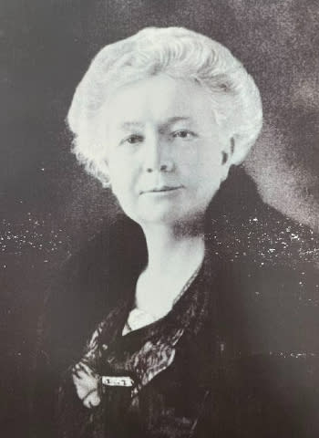 A headshot of Anna Bissell, CEO of and co-founder of the Bissell Carpet Sweeper Company. (GRPL Local History Archives)