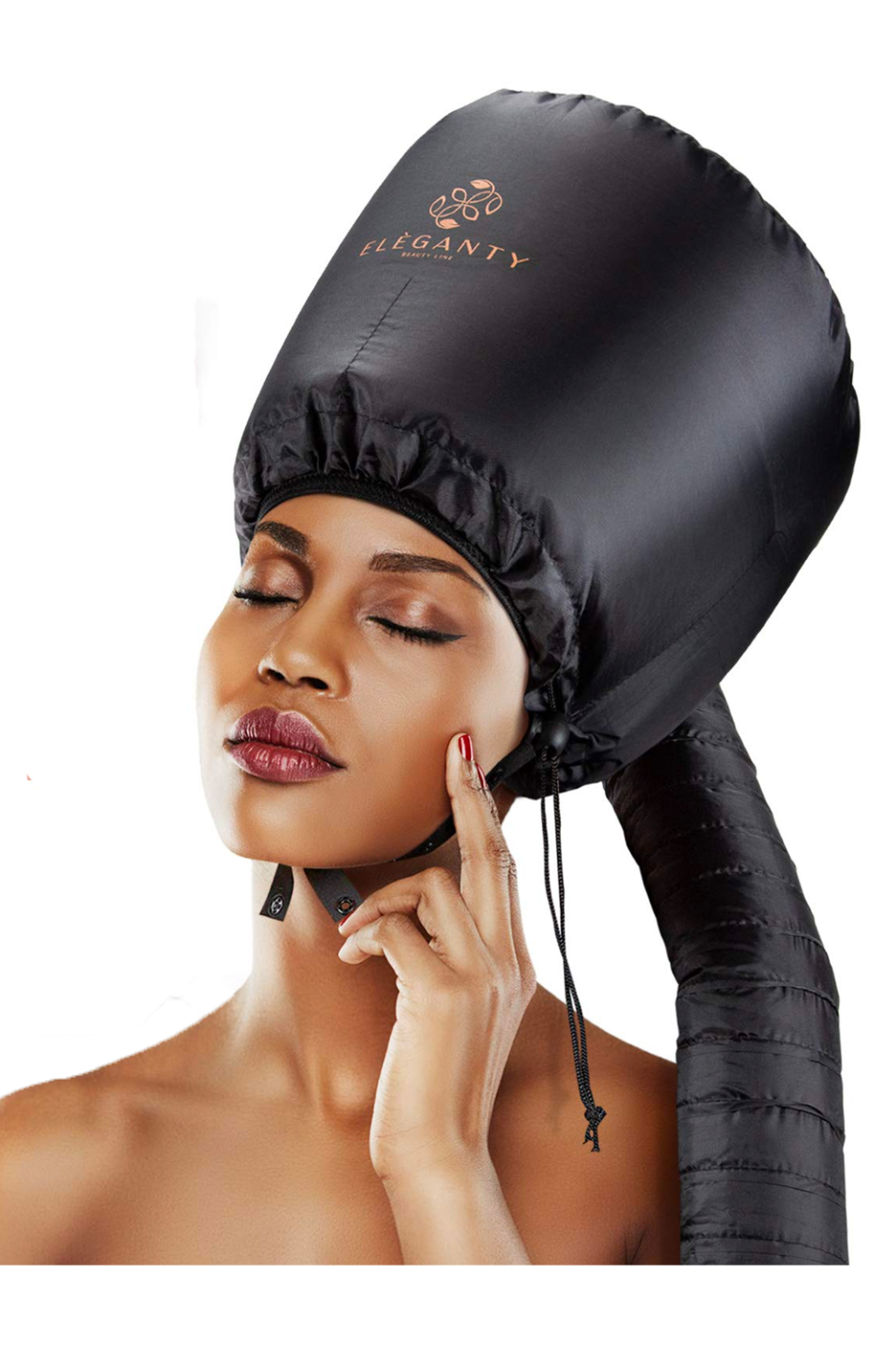 1) Eleganty Soft Bonnet Hood Hairdryer Attachment