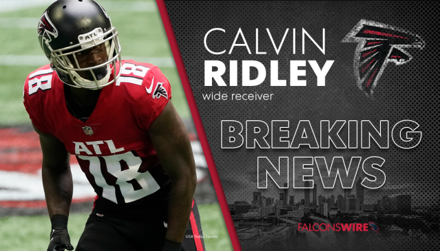 Falcons WR Calvin Ridley won't make trip to London