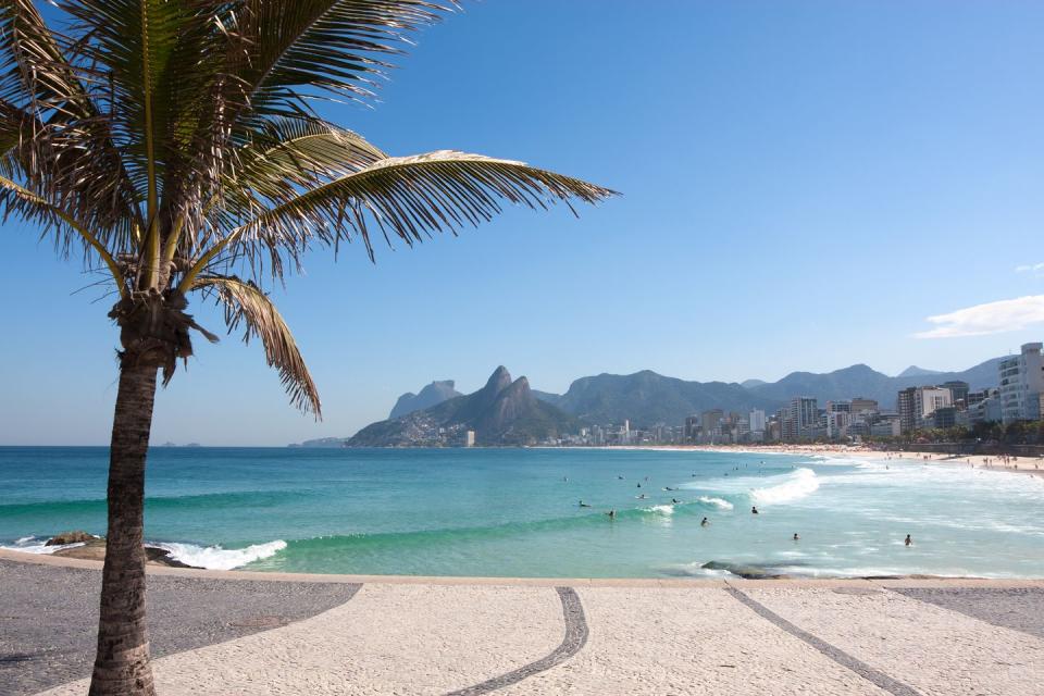 8) Ipanema Beach, Brazil