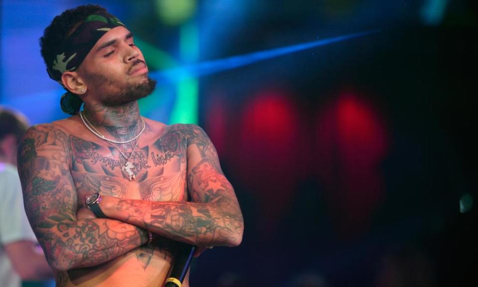 Chris Brown performing in 2016.