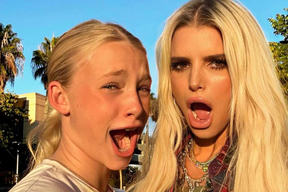 <p>Jessica simpson/Instagram</p> Jessica Simpson and daughter Maxwell