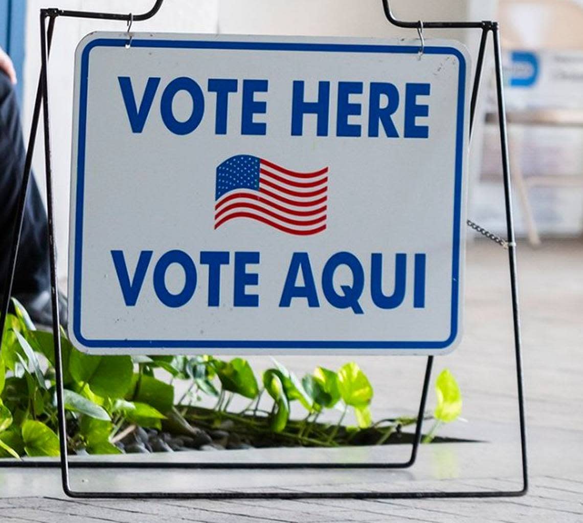 Polls open at 7 a.m. and close at 7 p.m. for early voting in South Florida.