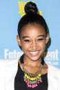 <p>Amandla Stenberg arrives at <em>Entertainment Weekly</em>‘s Comic-Con celebration at Float at Hard Rock Hotel San Diego on July 14, 2012. (Photo: Chelsea Lauren/WireImage) </p>