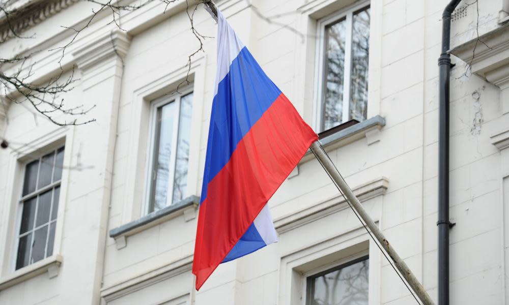 The Russian embassy in London