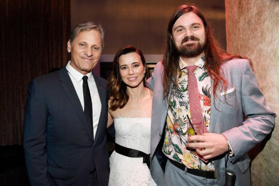 Viggo Mortensen, Linda Cardellini and Henry Mortensen