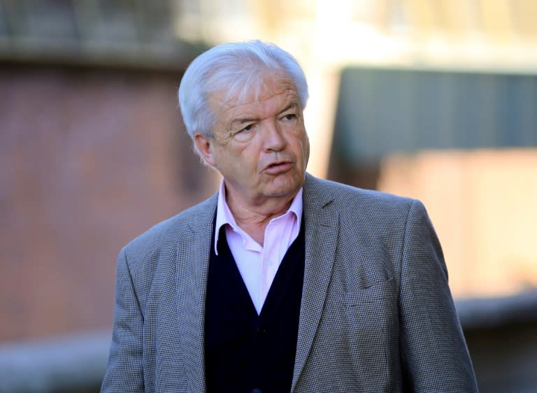 Luis Betnaza, an executive of Italian-Argentinian engineering company Techint, arrives to testify in court in Buenos Aires on August 10, 2018