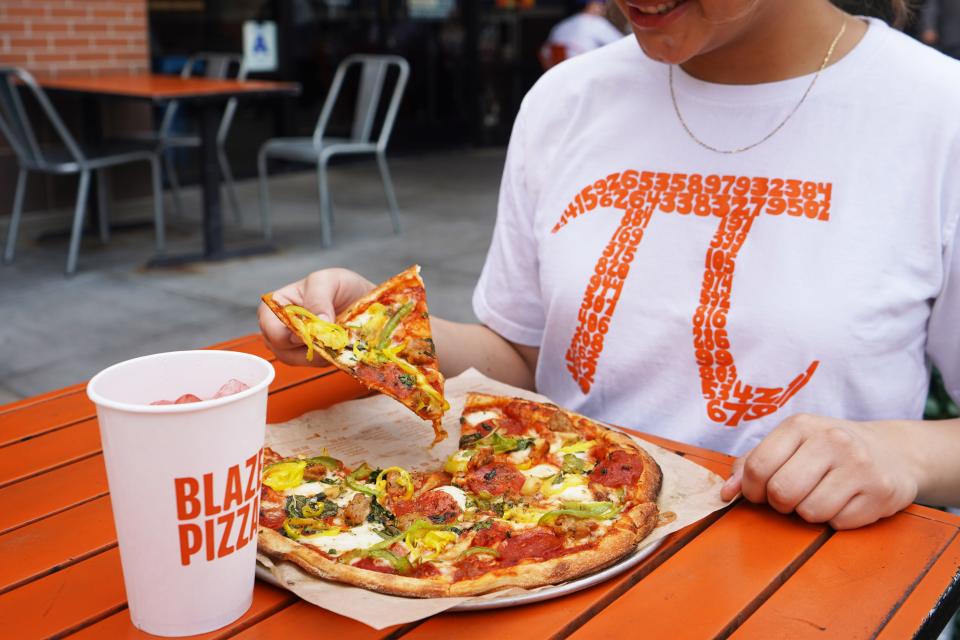 You can get an 11-inch pizza for just $3.14 at Blaze Pizza, which has more than 300 locations nationwide, for National Pi Day.