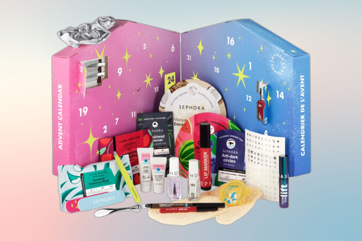 The SEPHORA COLLECTION Advent Calendar is worth $179, sephora collection makeup, beauty, skincare products for christmas 2024