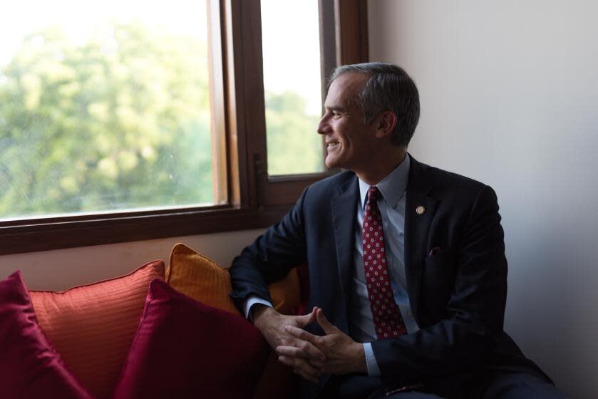 DELHI, INDIA SEPTEMBER 20, 2023 - US ambassador to India, Eric Garcetti poses for a portrait in New Delhi. (Smita Sharma / For The Times)