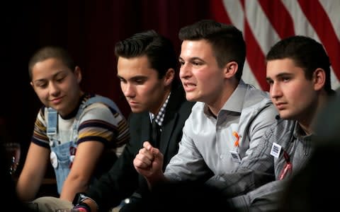 Marjory Stoneman Douglas High School students - Credit: AP