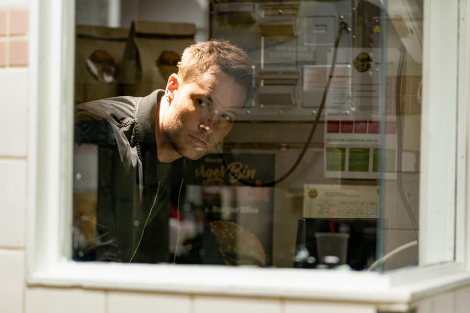 Justin Hartley as Colter Shaw in Tracker, premiering Sunday, Feb. 11 at 10:00-11:00 PM, ET/PT on the CBS Television Network and CBS app and streaming on Paramount+ in the U.S., on CTV, CTV.ca, and the CTV app in Canada (Michael Courtney/CBS)