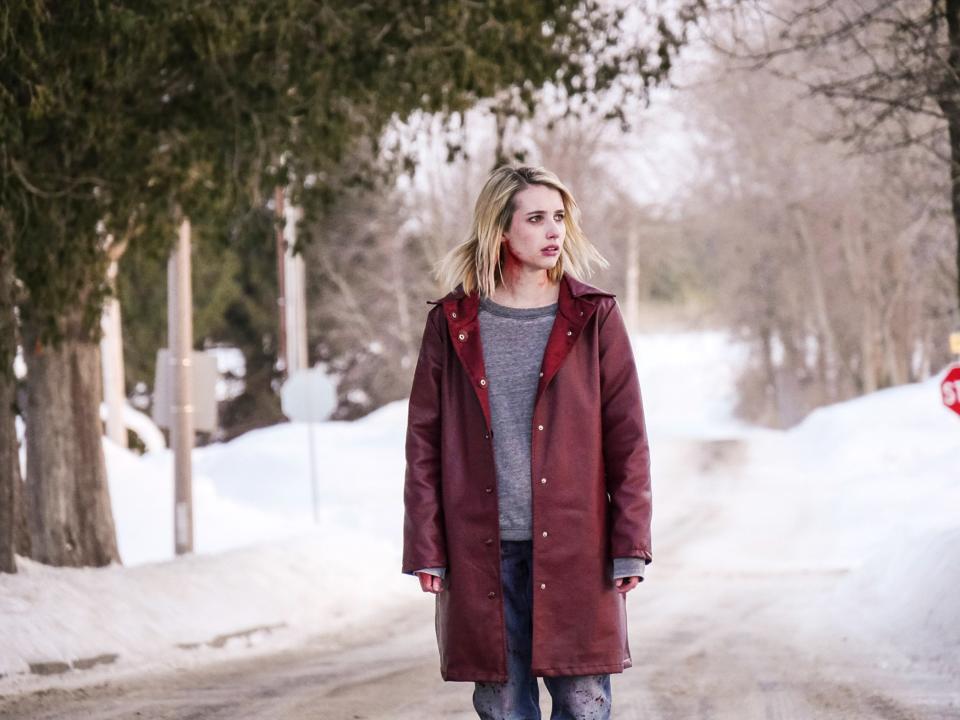 <h1 class="title">THE BLACKCOAT'S DAUGHTER, (aka FEBRUARY), Emma Roberts, 2015. ph: Petr Maur /© A24 /courtesy</h1><cite class="credit">Everett Collection</cite>