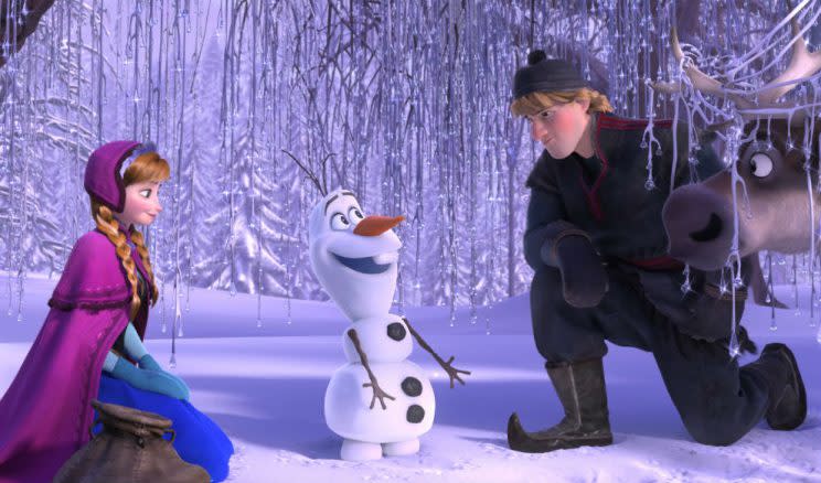 Frozen… plot was radically altered from original version, it’s been revealed – Credit: Disney