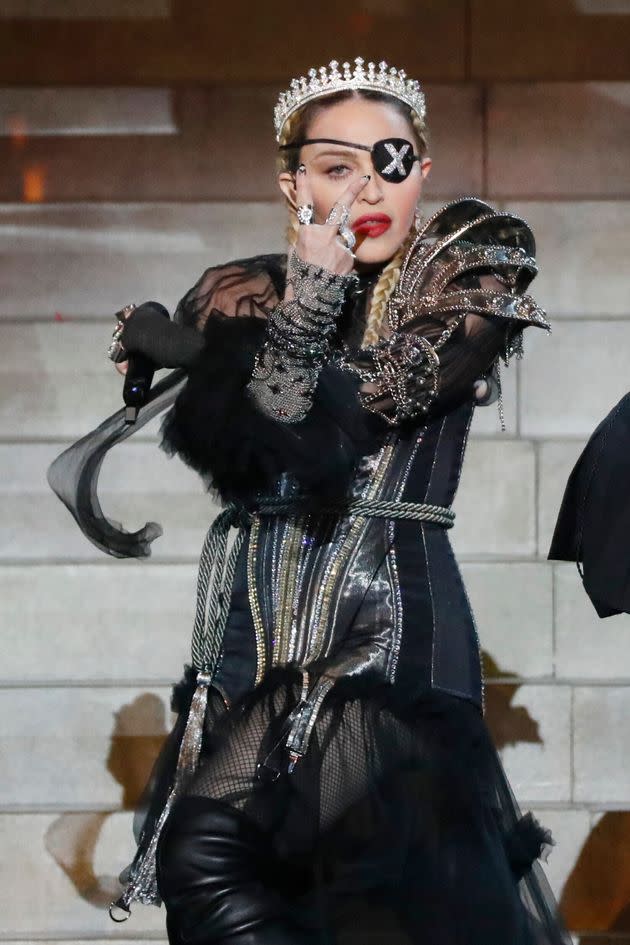 Madonna performing during the Eurovision final in 2019 (Photo: Michael Campanella via Getty Images)