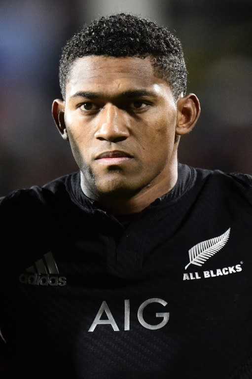 Waisake Naholo of the New Zealand All Blacks looks on during the Rugby Championship Test match between New Zealand and Argentina at AMI Stadium in Christchurch on July 17, 2015