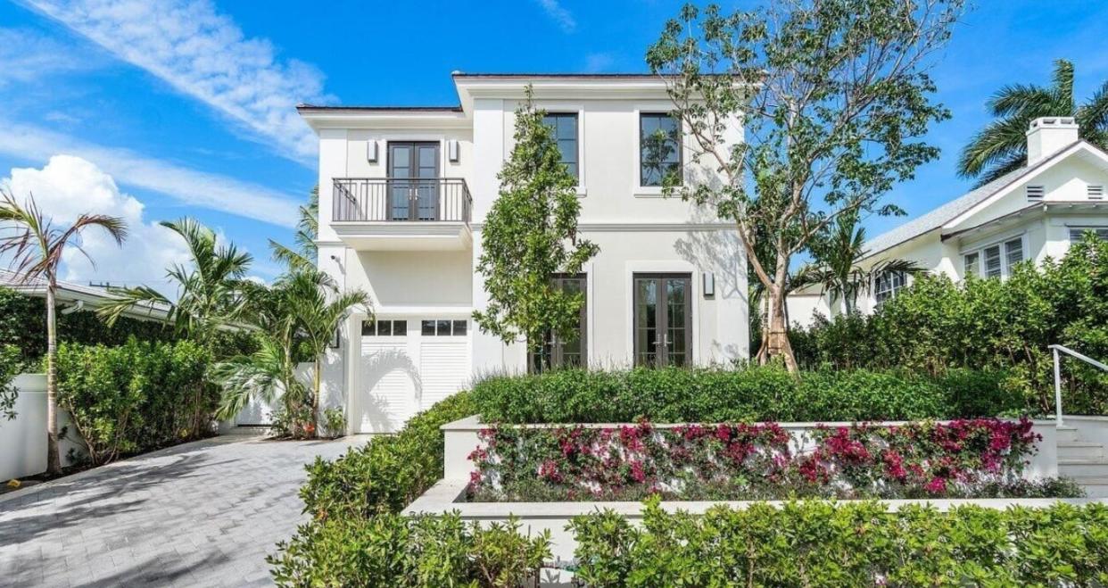 In Midtown Palm Beach, a newer house at 307 Chilean Ave. has sold for a recorded $12 million, nearly double what it fetched in December 2020.