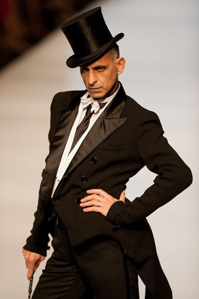 Elegant Top Hat for Men - Jean Paul Gaultier Fall 2012 Couture Collection