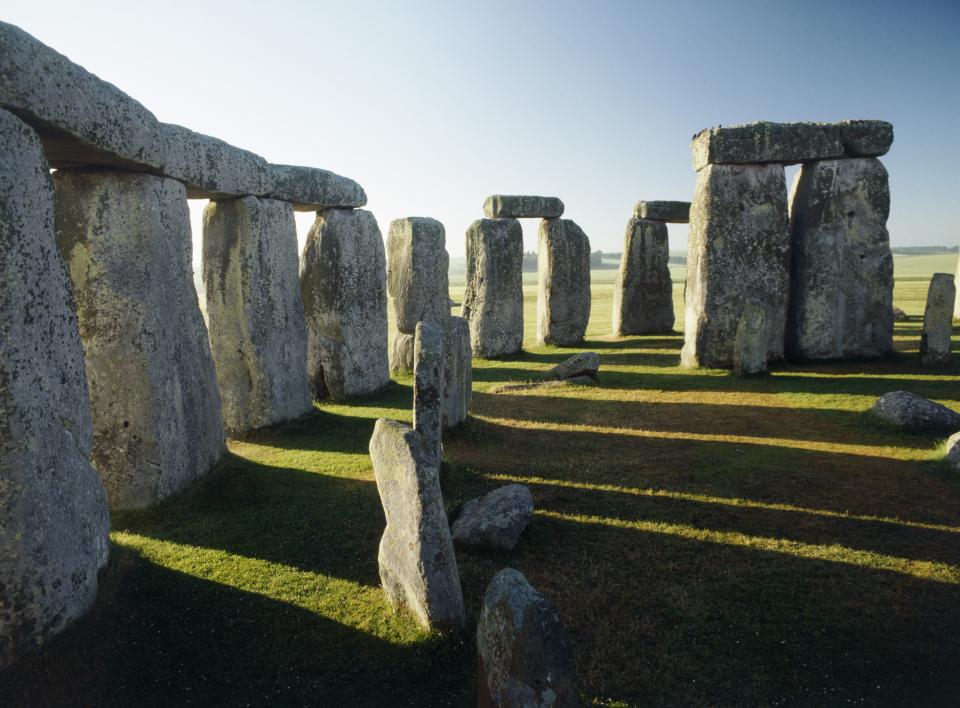 Stonehenge. View from north towards sarsen circle bluestones and one trilithon. (Photo by Arcaid/Universal Images Group via Getty Images)