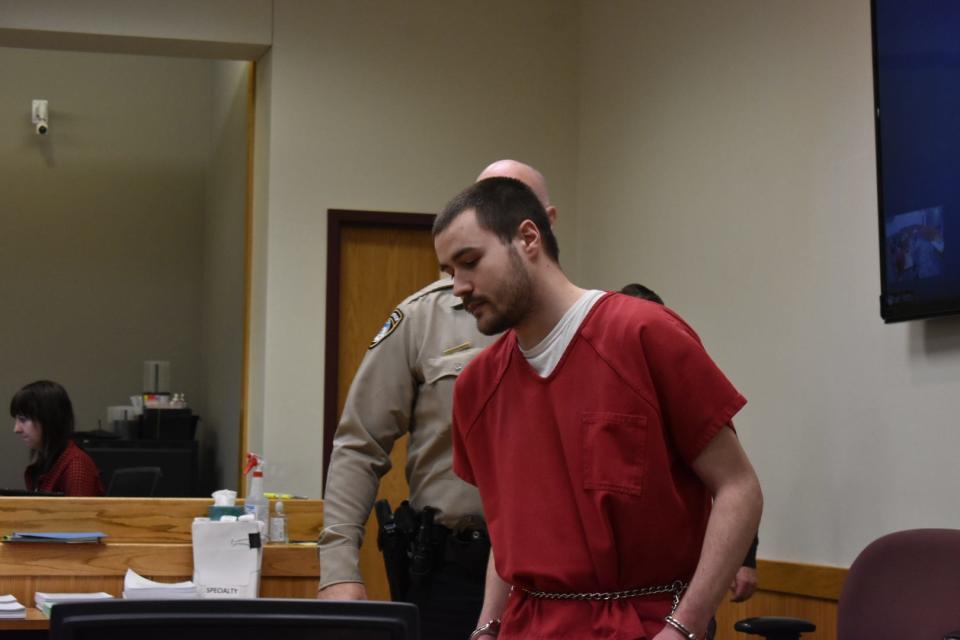 Chance Hallam, 23, who was found guilty of murder for killing his grandparents, was sentenced to life in prison without parole Jan. 26, 2023.