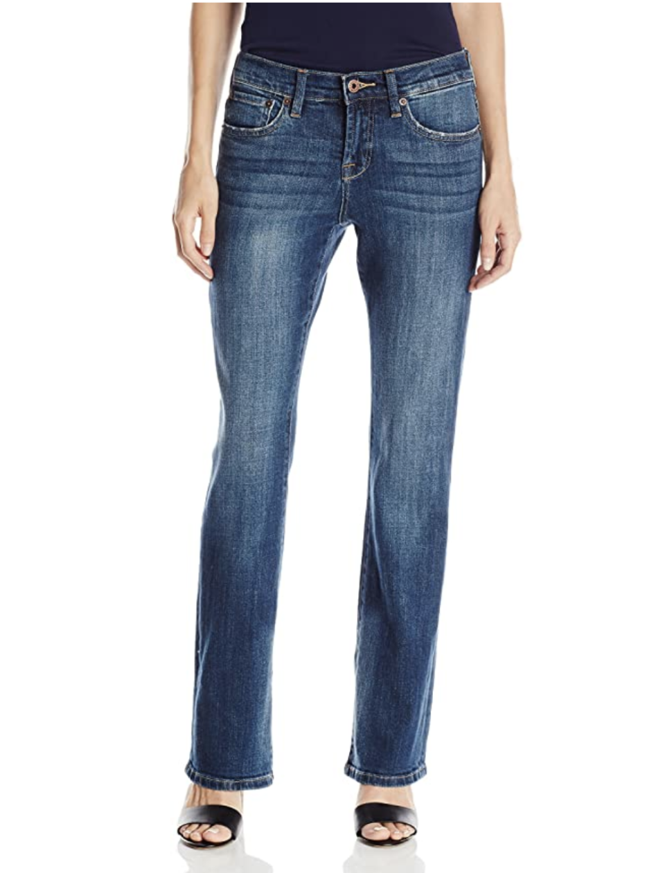 Reviewers adore these stretchy jeans. (Photo: Amazon)