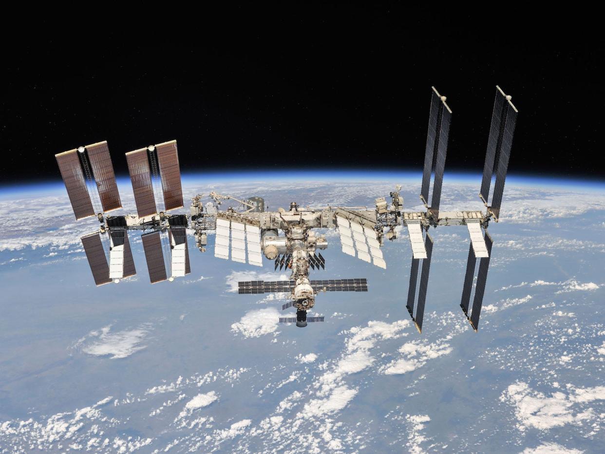 ISS The International Space Station as of Oct. 4, 2018