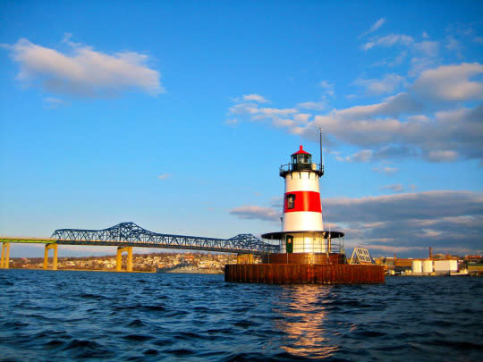 Borden Flats Lighthouse, Somerset, Mass.