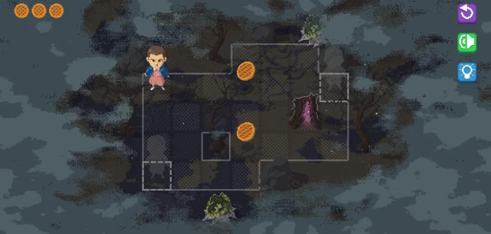 <em>Ajudem Eleven a fugir do Mundo Invertido nesse divertido jogo de quebra-cabeça (Captura de tela: Rodrigo Folter)</em>