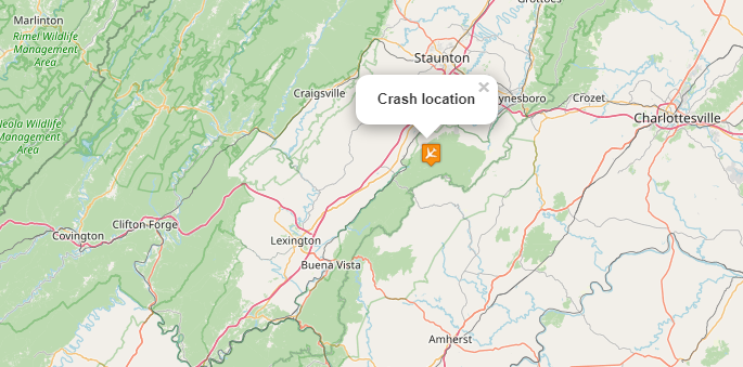 The Cessna 560 Citation V crashed into mountainous terrain near Montebello in southwest Virginia around 3:30 p.m. June 4, 2023. No survivors were found.