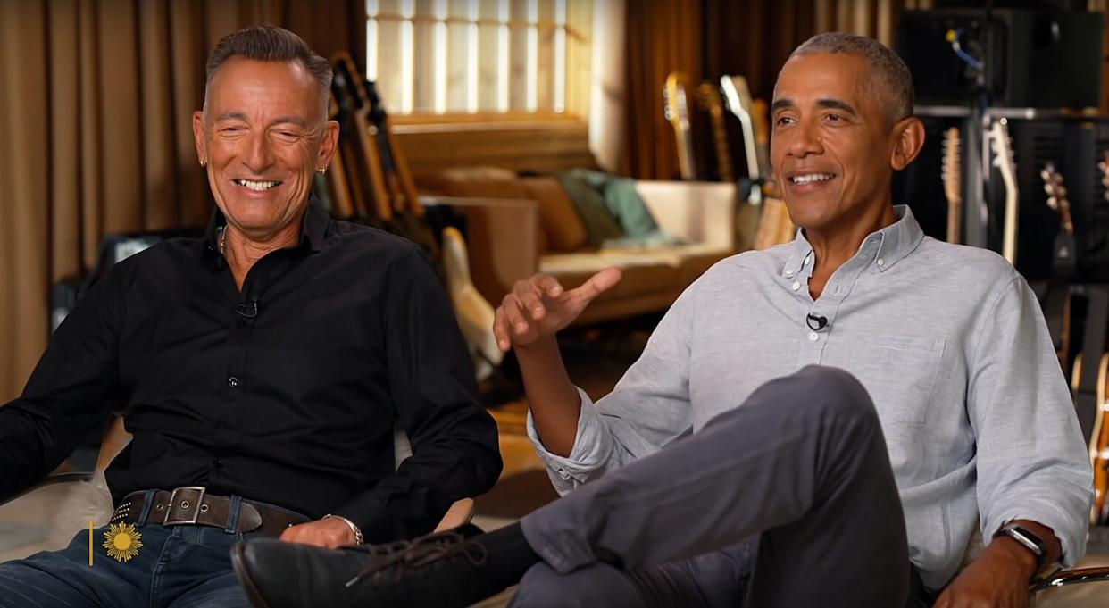 Barack Obama and Bruce Springsteen talk "Renegades"