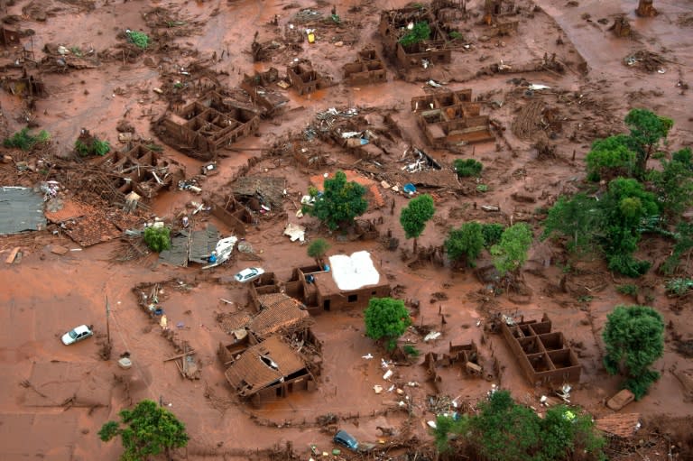 Some 600 people were left homeless by the 2015 dam collapse in the southeastern town of Mariana (Christophe SIMON)