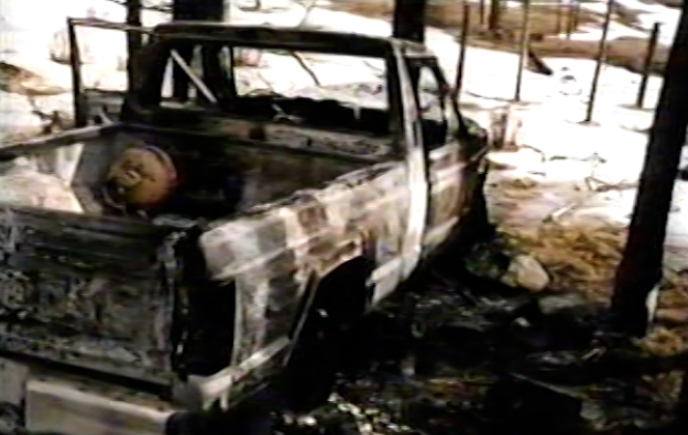 Pictures of the murder scene off of Gold Camp Rd., January 1998, Courtesy: Former Colorado State Trooper Ty Lloyd