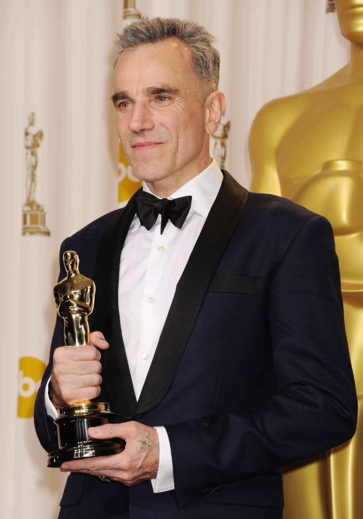 Day-Lewis is the recipient of three Oscars. WireImage