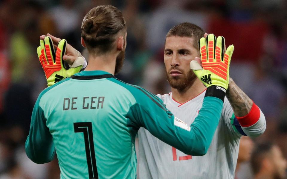 David de Gea, the Spain goalkeeper, will be hoping to put in a better performance against Iran on Wednesday assuming, that is, the Manchester United player is selected by manager Fernando Hierro - REUTERS