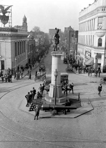 Morgan Square in 1920.