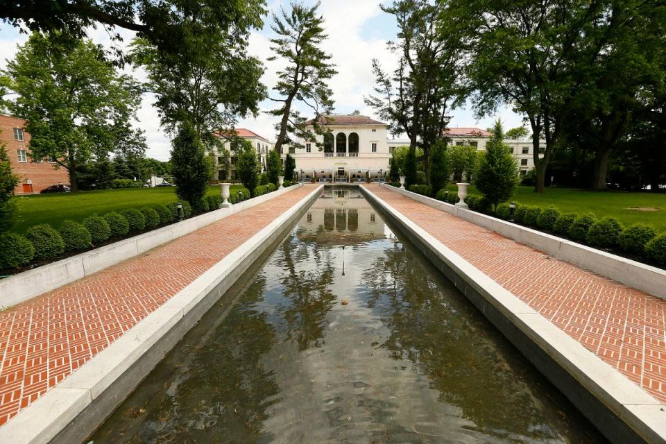 The Vail Mansion on South Street in Morristown was built between 1916 and 1918. It currently serves as Chris Cannon's high end Jockey Hollow Bar & Kitchen Downtown Morristown