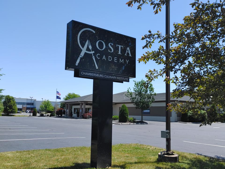 This Costa Academy sign no longer stands outside The Orchards.