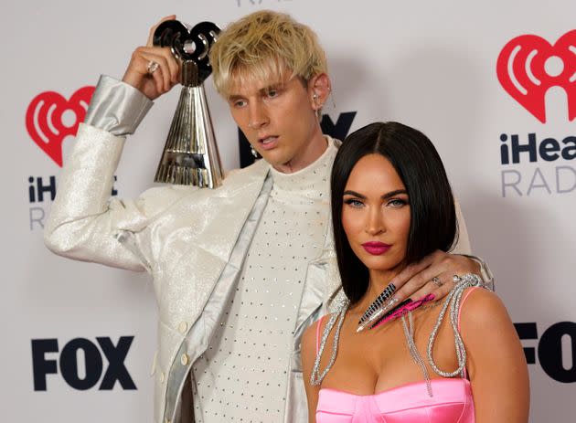 Machine Gun Kelly and Megan Fox attend the iHeartRadio Music Awards at the Dolby Theatre on May 27, 2021. (Photo: via Associated Press)