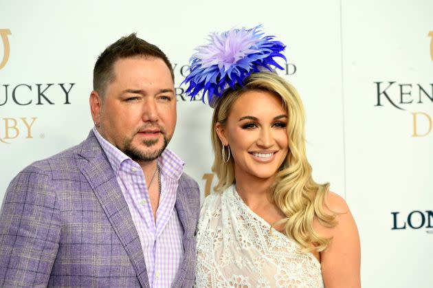 Jason and Brittany Aldean in May 2022. (Photo: Stephen J. Cohen via Getty Images)