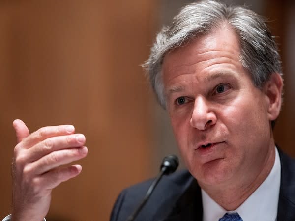 FBI Director Christopher Wray. (Photo Credit - Reuters)