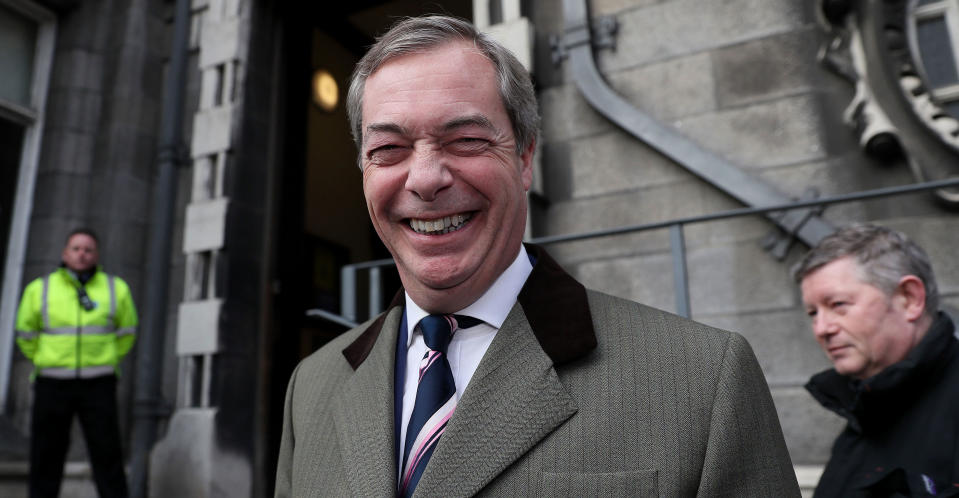 UKIP politician Nigel Farage may be heading for the Aussie jungle. (PA Images)