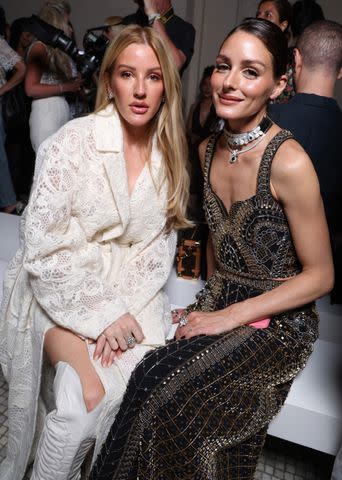 <p>Pascal Le Segretain/Getty</p> Ellie Goulding and Olivia Palermo