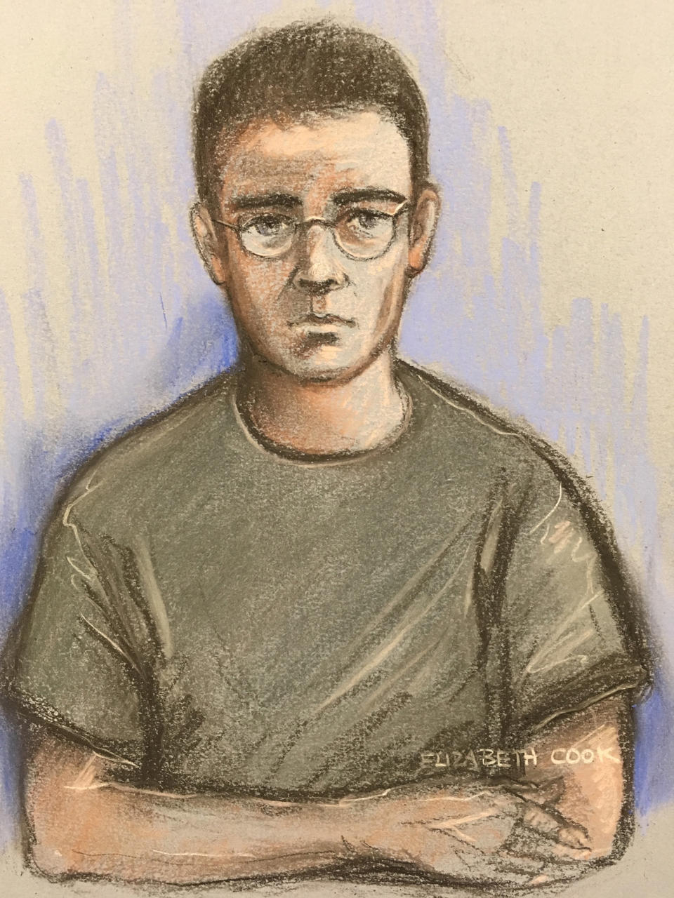 Pawel Relowicz at a previous court appearance. (PA/Elizabeth Cook)