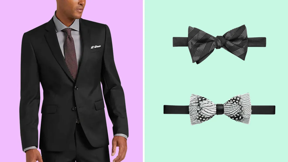 Get suited up for any holiday parties in your future at Men's Wearhouse.