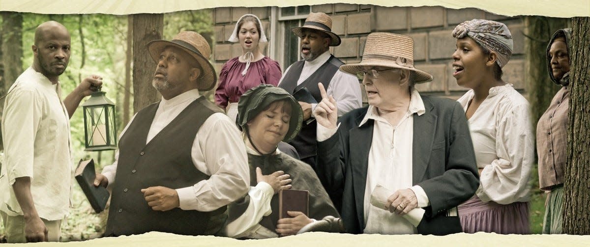 Actors will take freedom seekers along a path to freedom at Spring Hill Historic Home's annual Underground Railroad Experience on June 25.