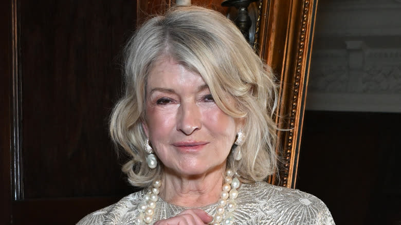 Martha Stewart smiling softly