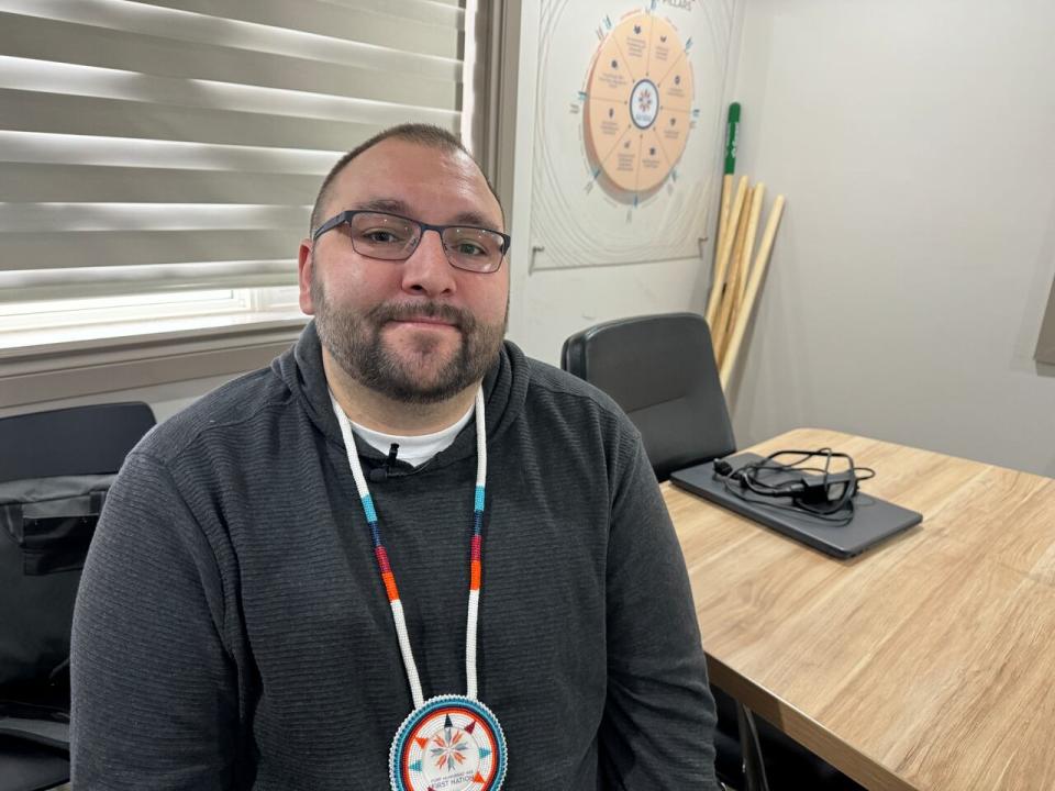 Fort McMurray 468 First Nation Coun. Christopher Beausoleil says the nation has many supports in place for people who would like to recover from addiction.  (Jamie Malbeuf/CBC - image credit)