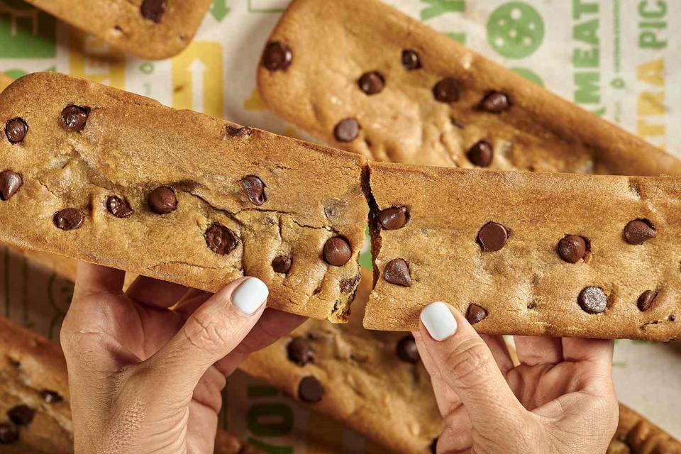 <p>Courtesy of Subway</p> Subway announces footlong cookies will be available across the country next year