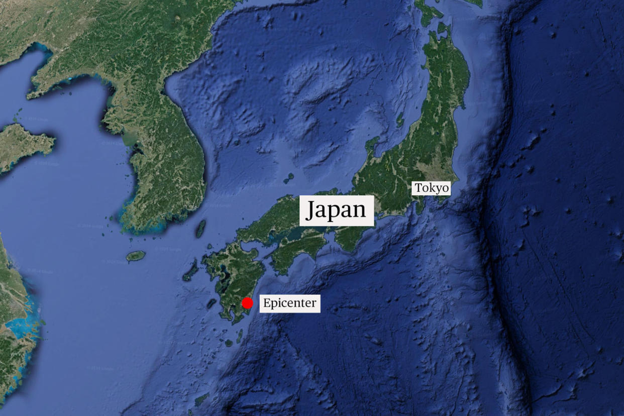 Powerful earthquake hits Japan; tsunami advisory issued